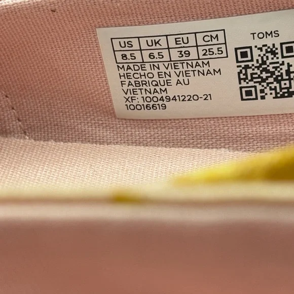 TOMS Women's Pink Fortune Cookie Loafers - Picture 3 of 5